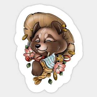 raccoon Sticker